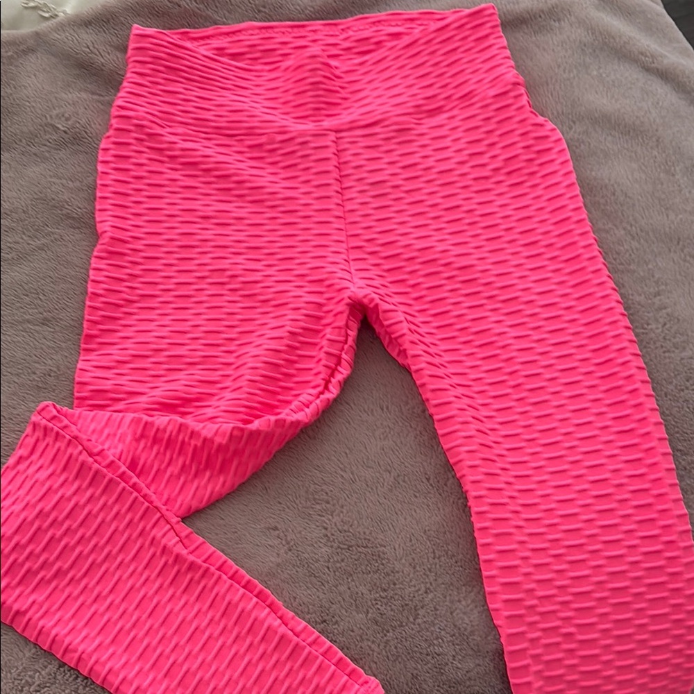 Steve Madden hot pink booty leggings
